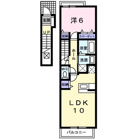 阿南駅 徒歩43分 2階の物件間取画像